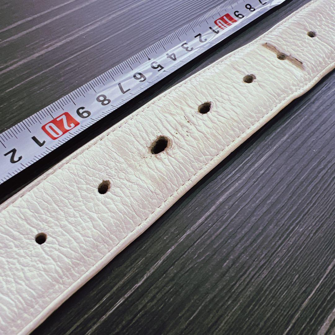 Y クロムハーツ レザーベルト 黒・白・茶