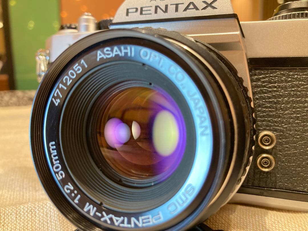 ★完動品＊美品★PENTAX KM／SMC 50mm f2★フィルム入門に！