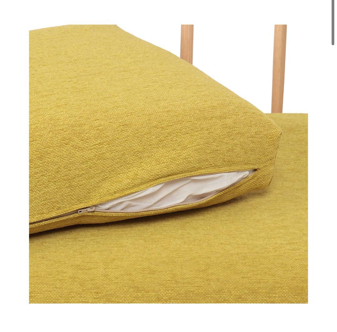 日進木工×TWO-ONE STYLE　3人掛けソファ『ブランカ』