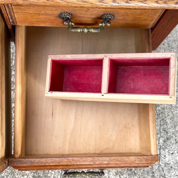 ジャパンビンテージ　天然木ドレッサー　オーク材　Najico　ナジコ　鏡台