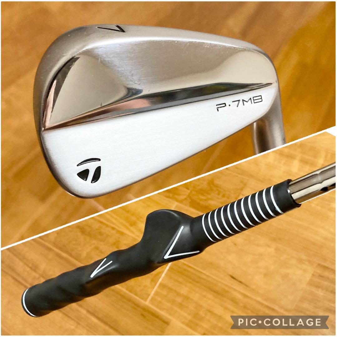 【美品】練習用アイアン モデルグリップ付き グリップトレーナー P7MB DG