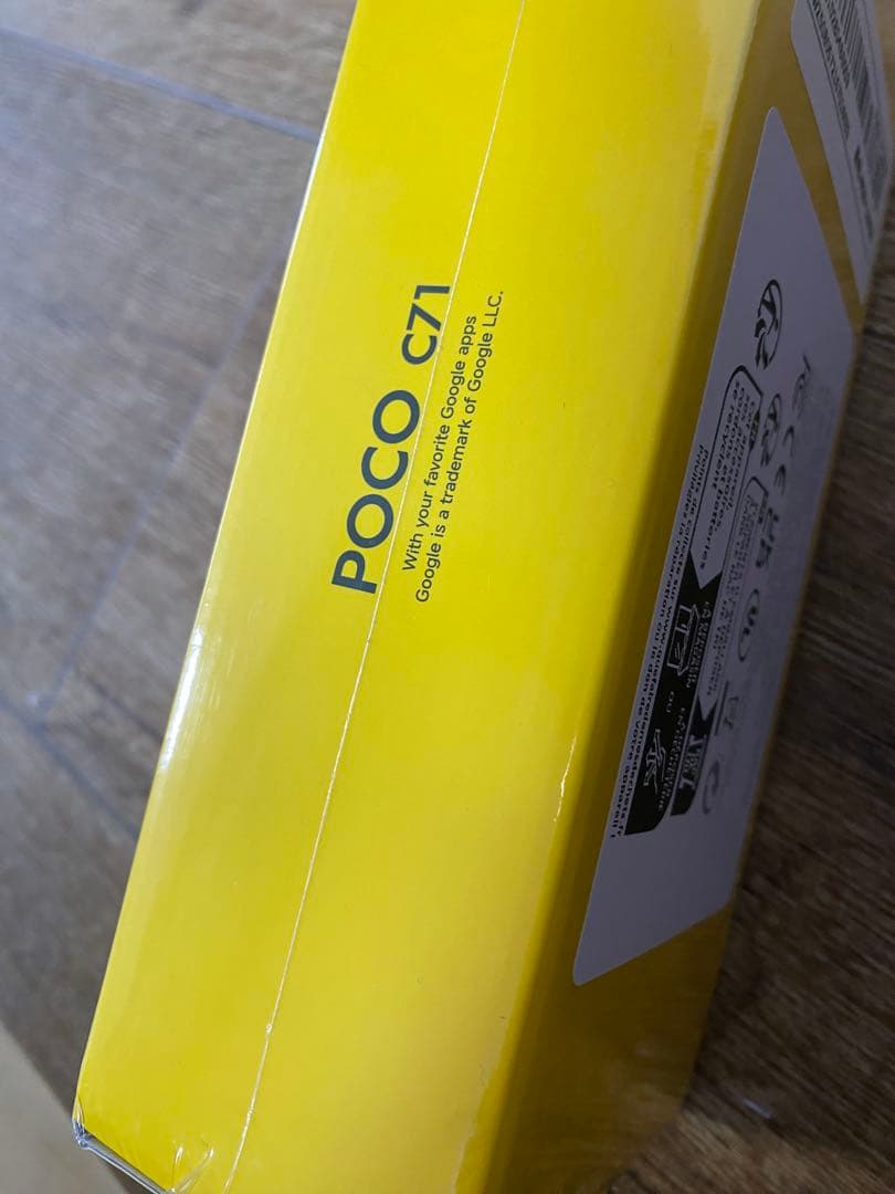 poco c71 ブラック128GB 4GB