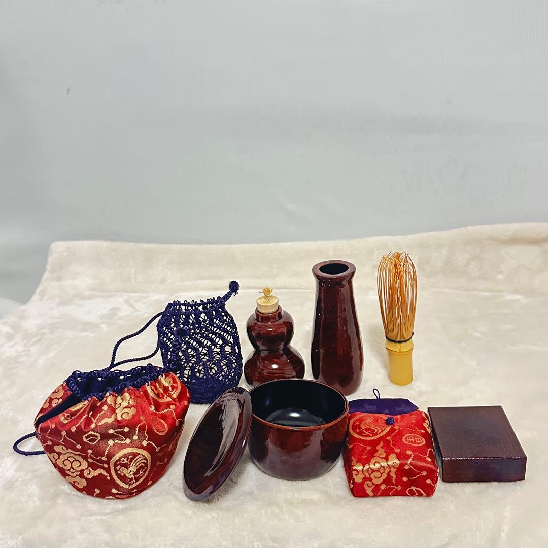 【期間限定 値下げ 9/27 23時まで】茶道具 御所籠　和田西雲作　野点セット