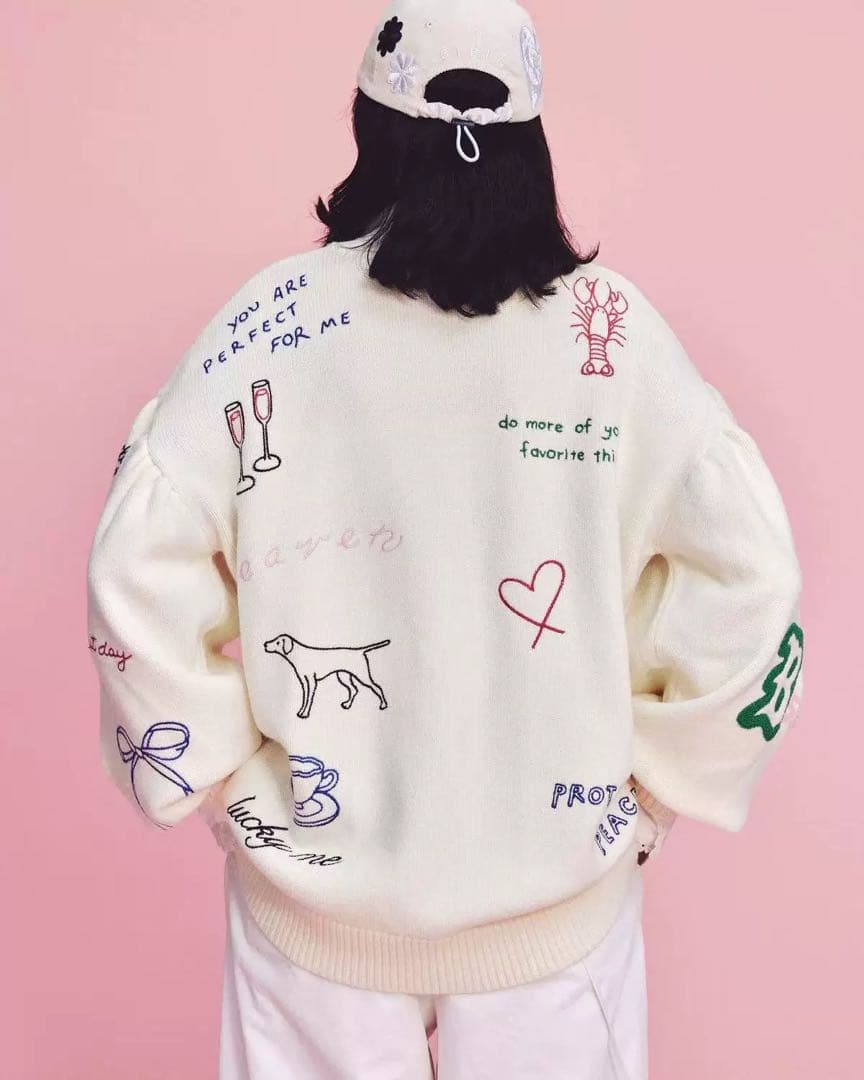 Bibiy B. UNIVERSE CARDIGAN カーディガン
