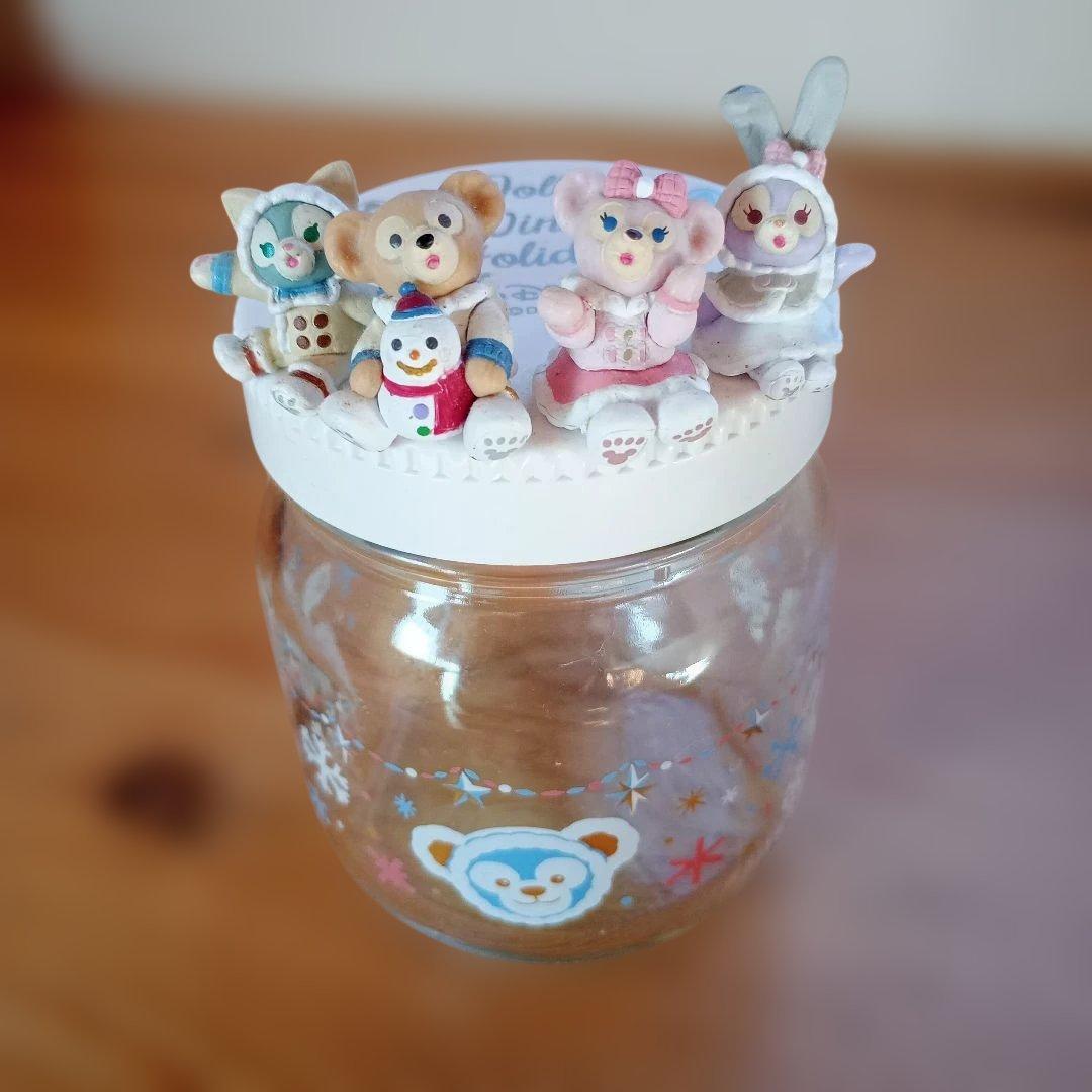 ダッフィーフレンズ 紅茶 フィギュアつき ガラス瓶 7個セット