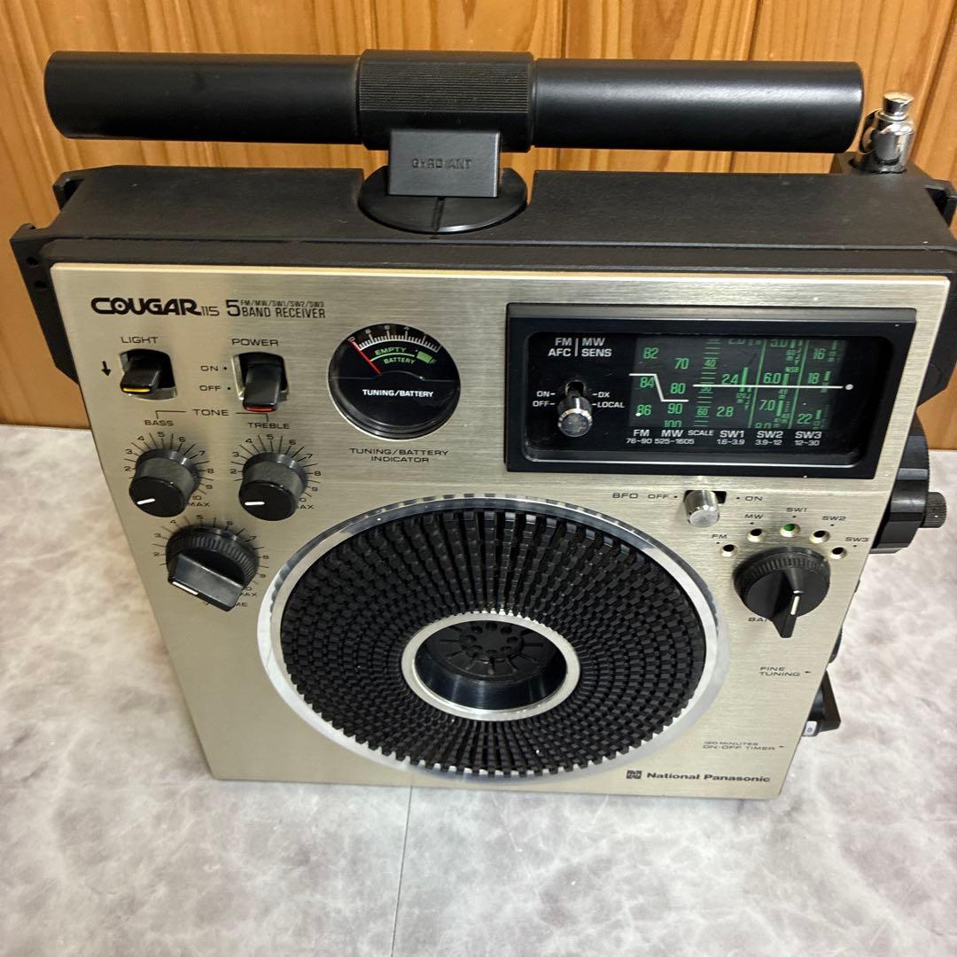q*1様 national Panasonic COUGAR115 ラジオ