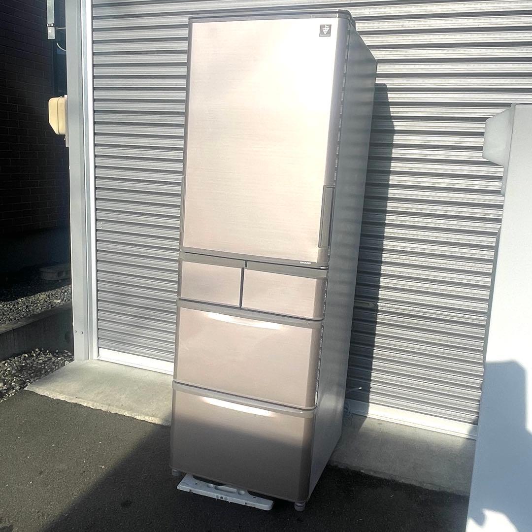 【配送設置無料】SHARP 冷蔵庫 SJ-X416J 412L どっちもドア