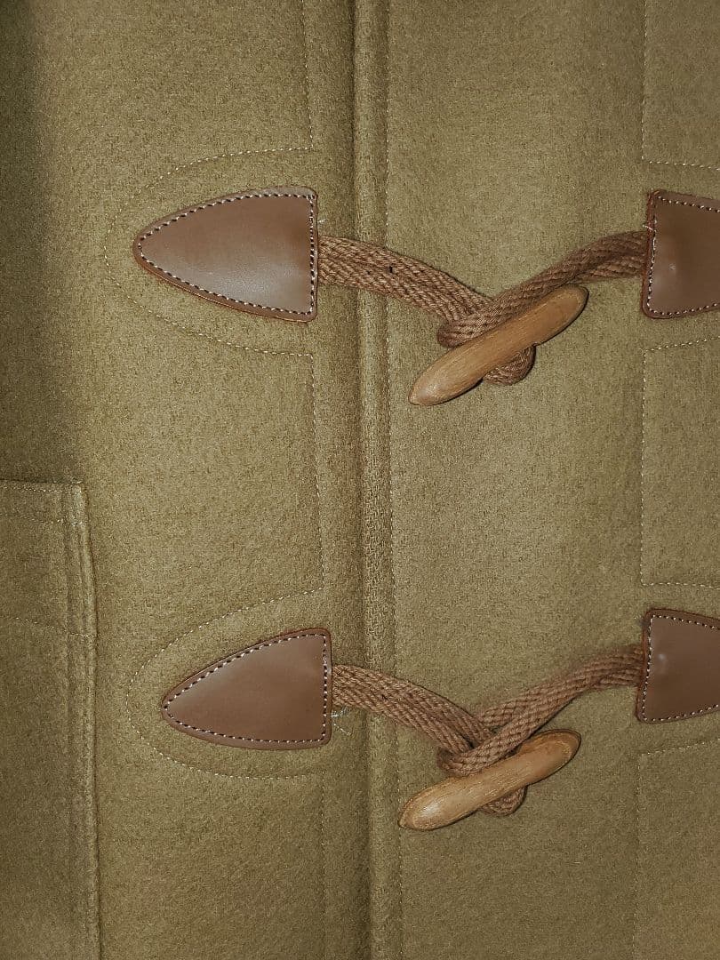 VAN JAC ヴァンヂャケット メルトンウール 毛100％ ダッフルコートL