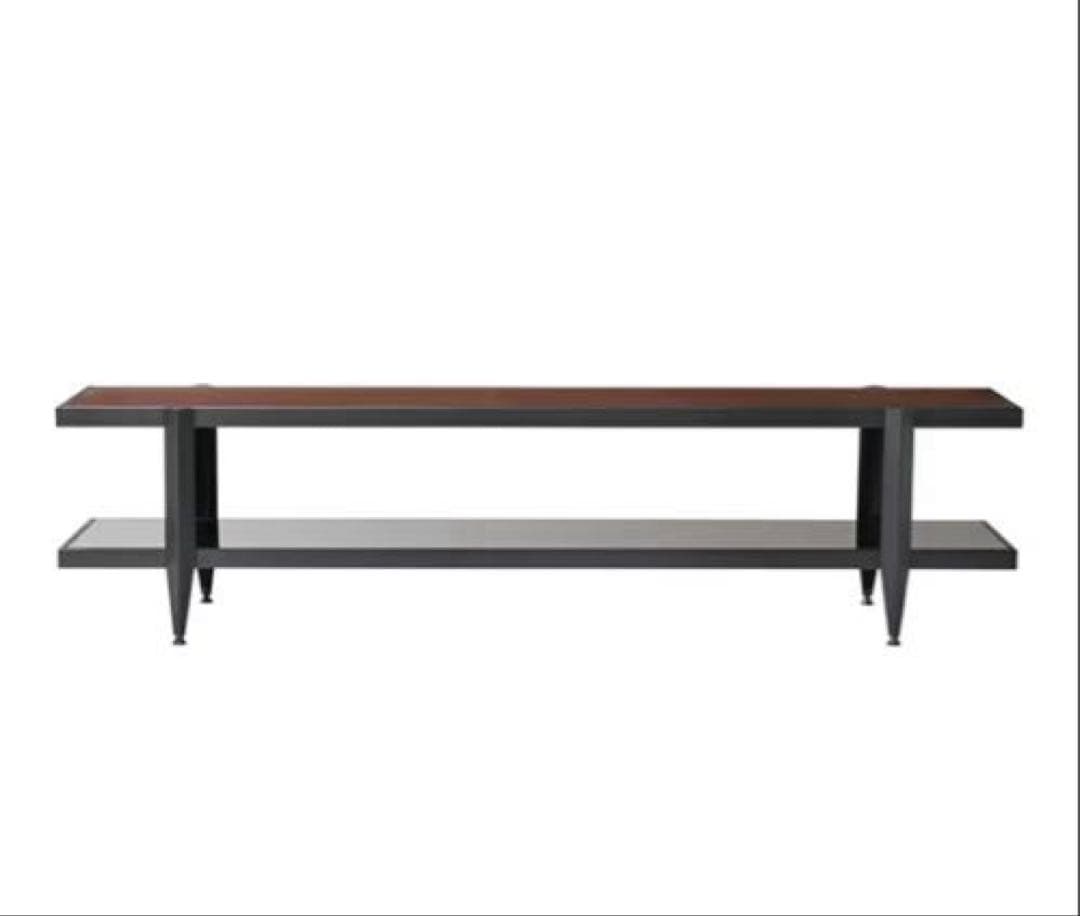 桜屋工業 TVボード 幅1800 ウォールナット ブラック