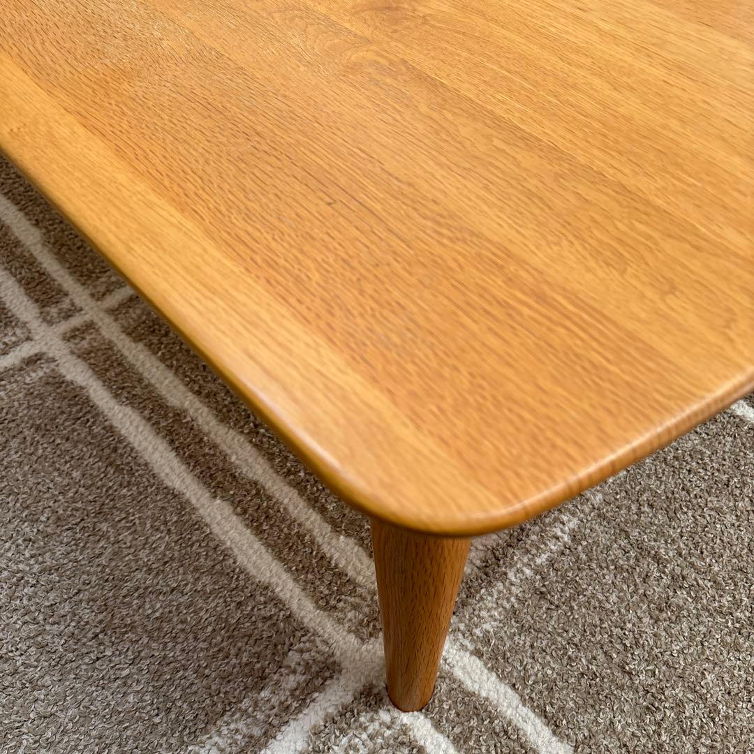 大塚家具 天然木 無垢材 ダイニングテーブル センターテーブル レッドオーク