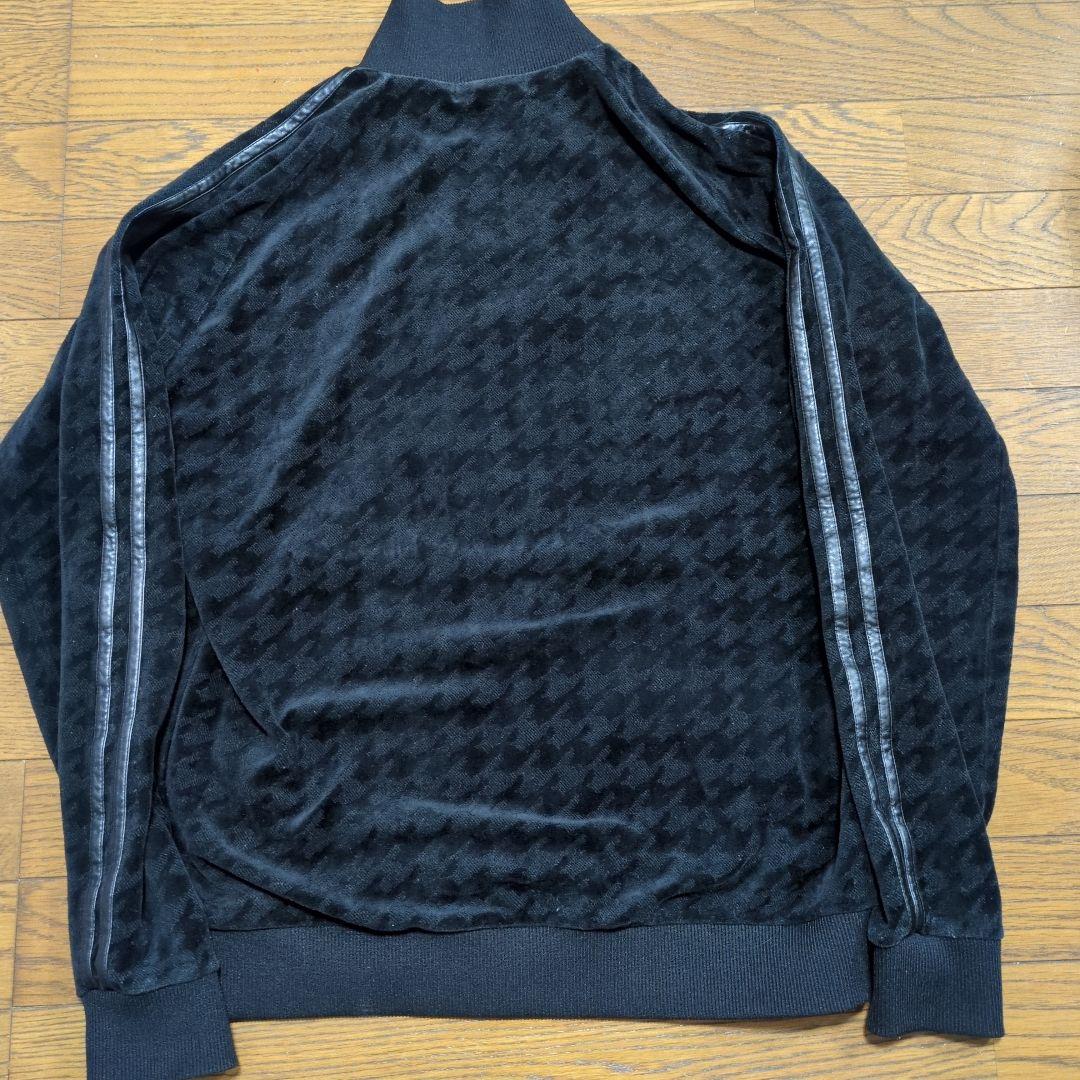 【希少】フレッドペリー ベロアトラックジャケット ブラック Lサイズ