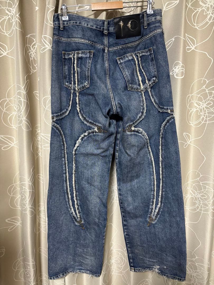 thug club tribal denim トライバルデニムパンツ サイズL