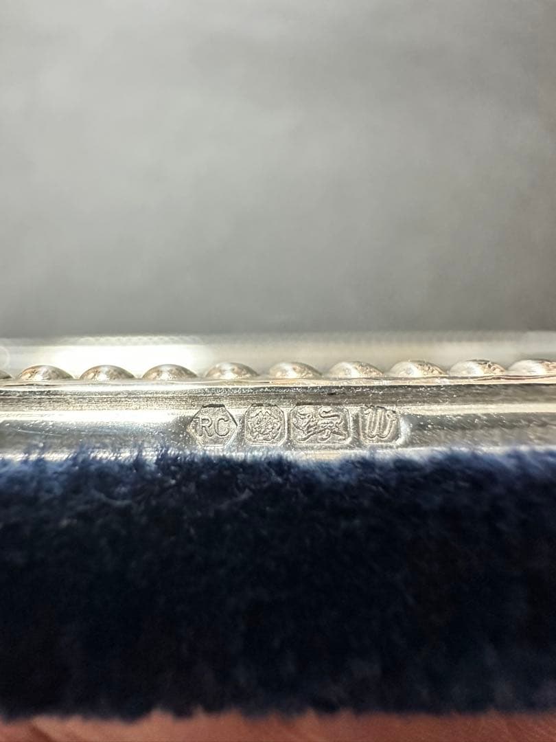 Carrs英国製 スターリングシルバー　フォトフレーム　純銀製