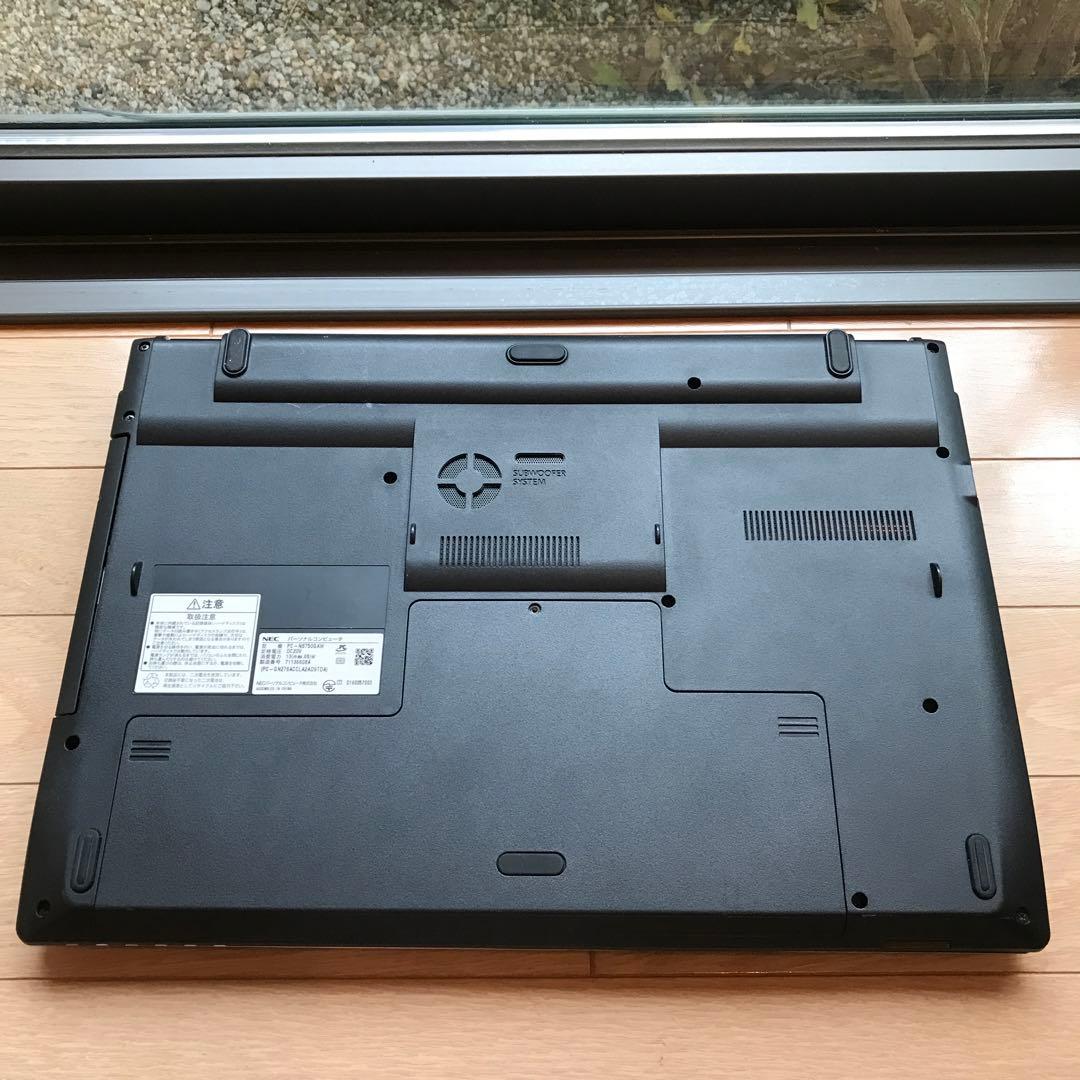 美品LaVieNS750/GAWタッチパネル(SSD512GB+HDD1TB)