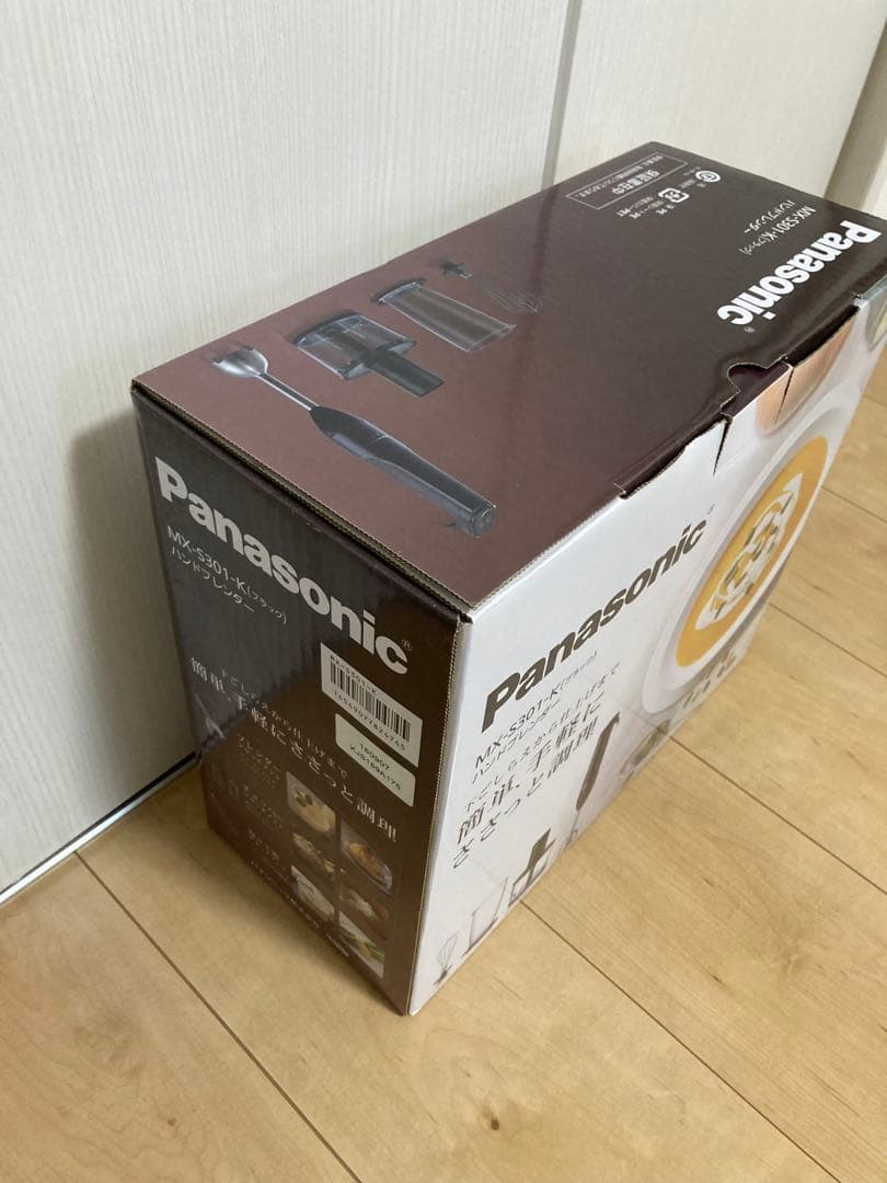 未使用　PanasonicハンドブレンダMXS301-Kブラック
