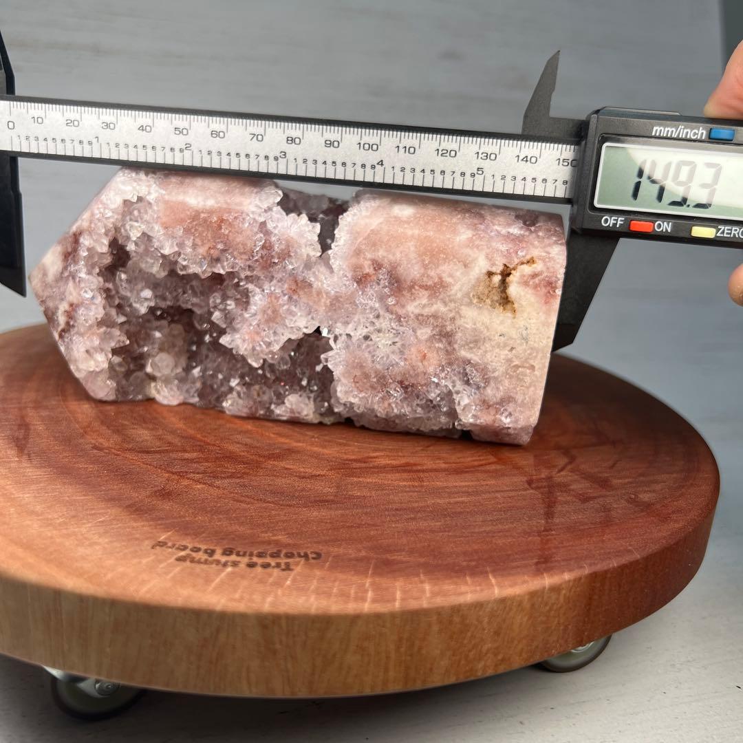 天然石　ピンクアメジスト　タワー