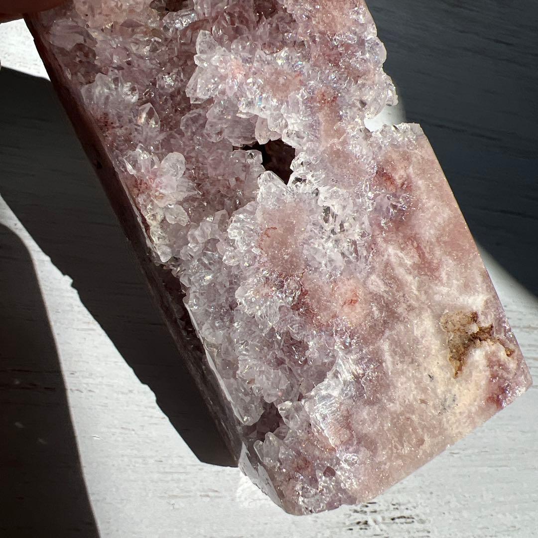 天然石　ピンクアメジスト　タワー