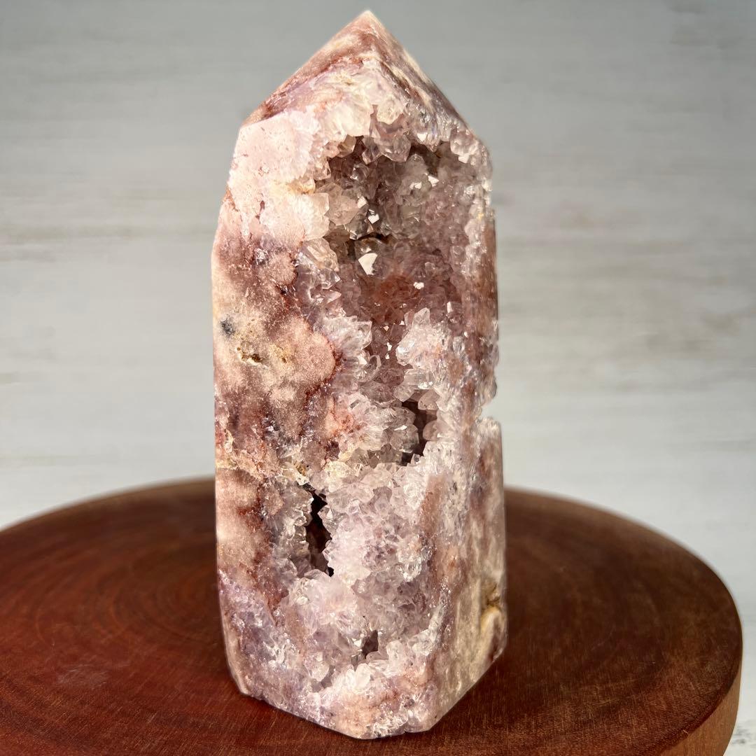 天然石　ピンクアメジスト　タワー