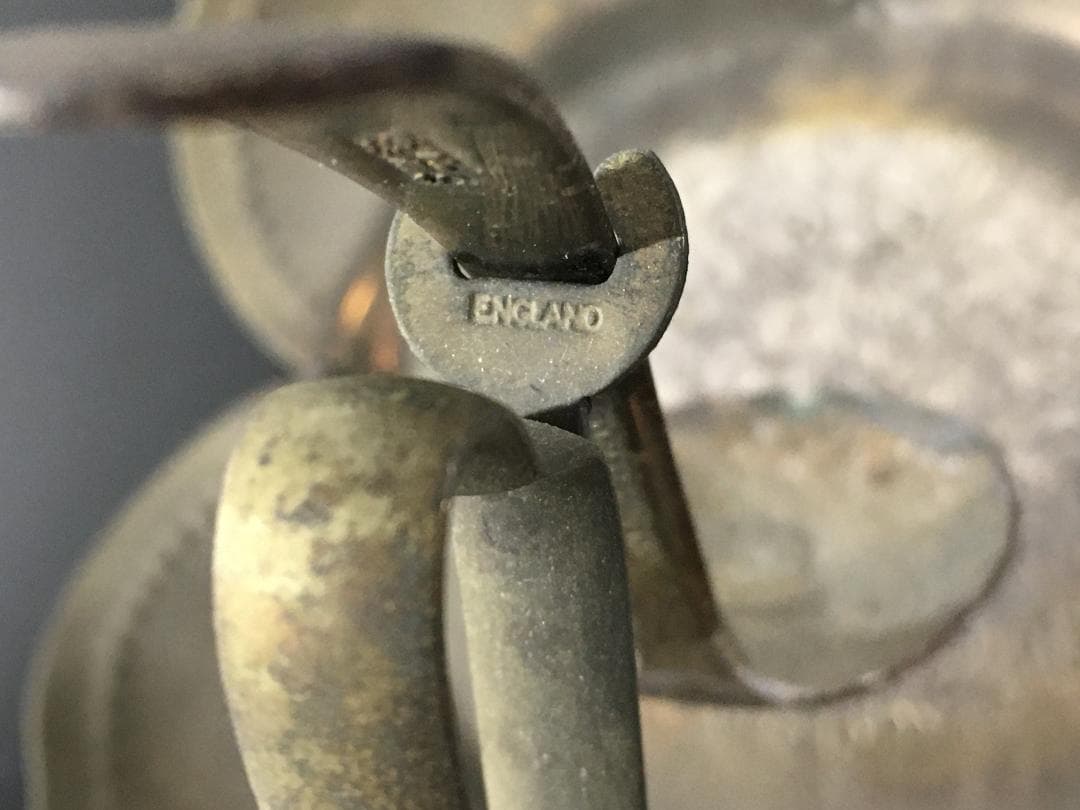 イギリス製 アンティークシルバープレート 台 スプーン ティー アールヌーヴォー