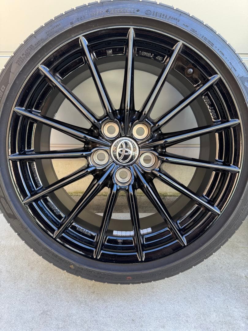 GRヤリス RZ 純正ホイールタイヤセット 18インチ エンケイ製