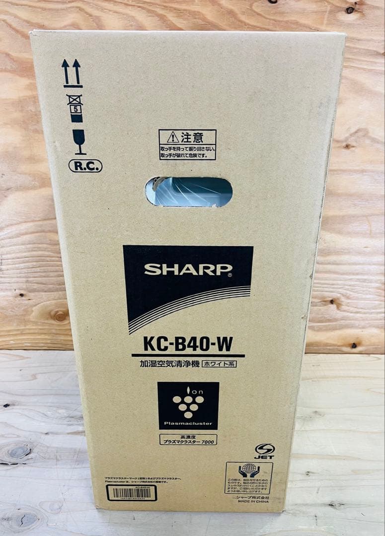 未使用品 SHARP シャープ 加湿空気清浄機 KC-B40-W ホワイト系