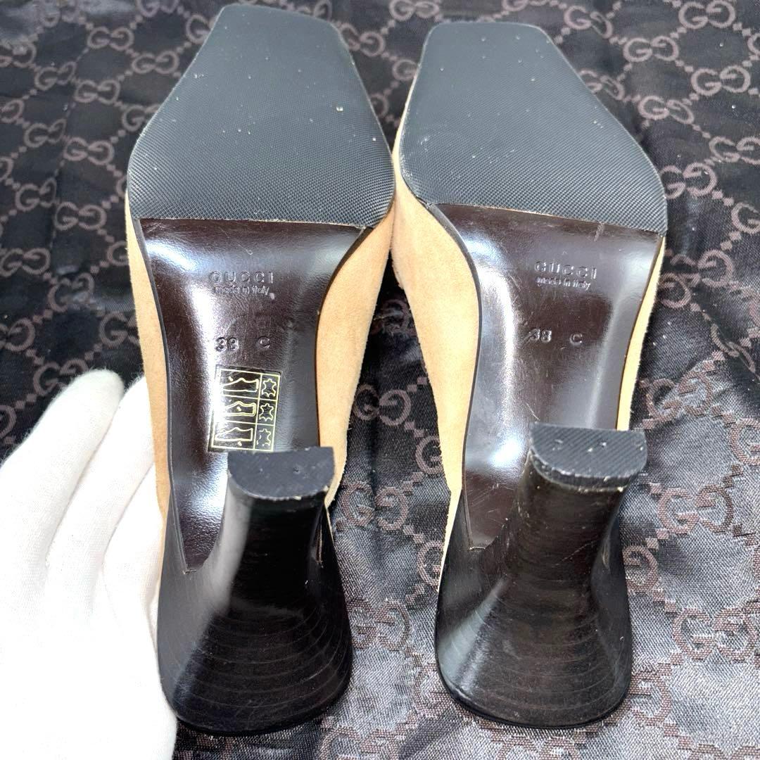 美品✨GUCCI グッチ ミュール サンダル GG 金具24.5cm