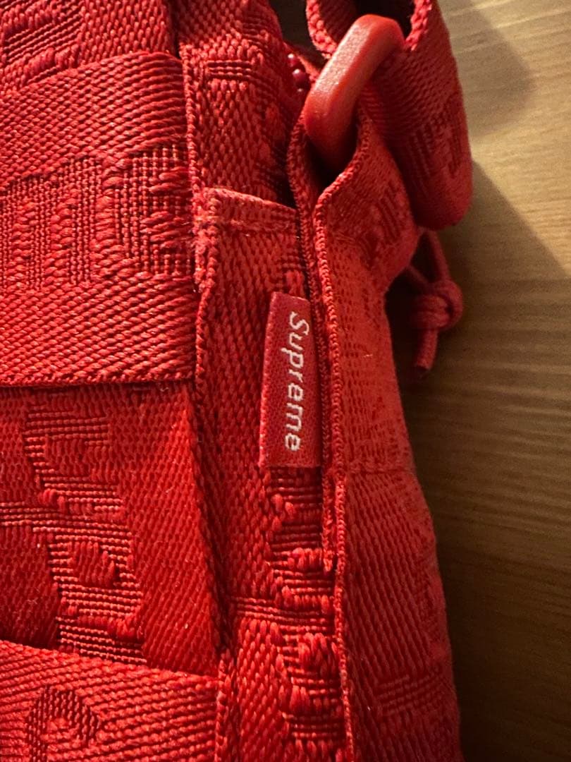 T*★様 Supreme レッド チェック柄 バッグ