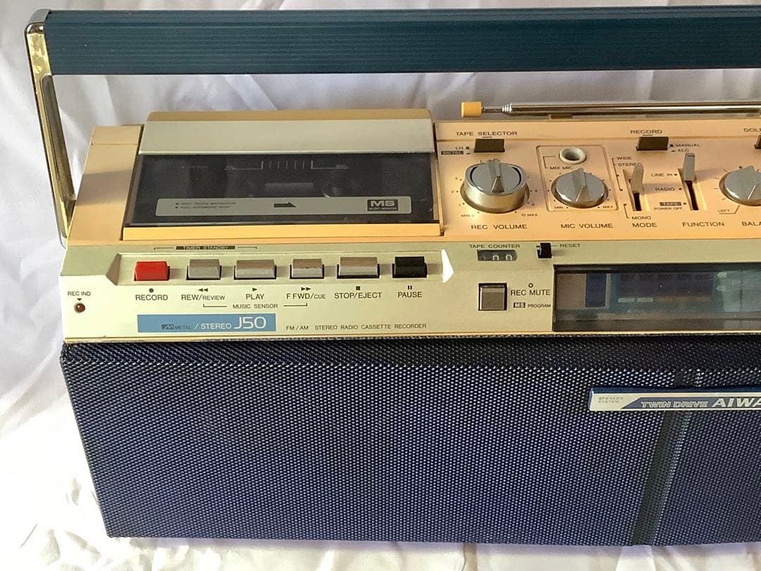【ジャンク】AIWA CS-J50ラジカセ