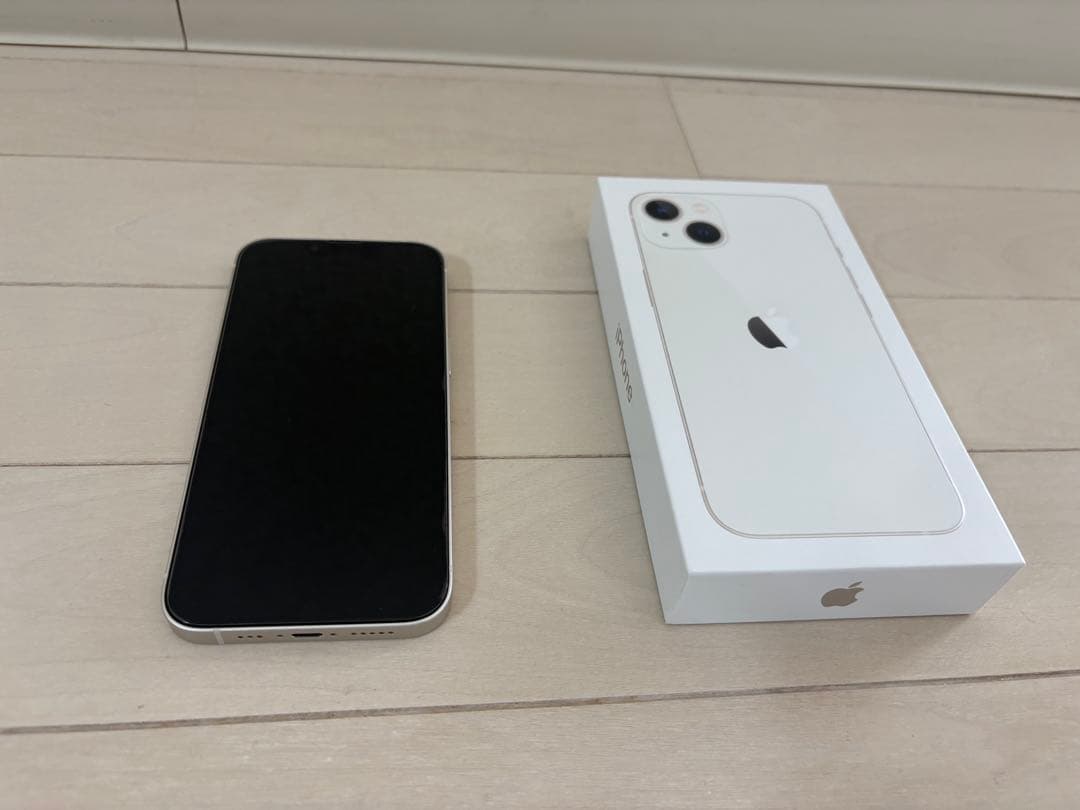 【美品】iPhone13 128GB スターライト SIMフリー
