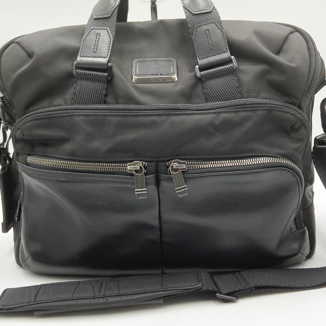 極美品　トゥミ　アルファ　ブラボー　ブリーフケース　ビジネスバッグ　ブラック