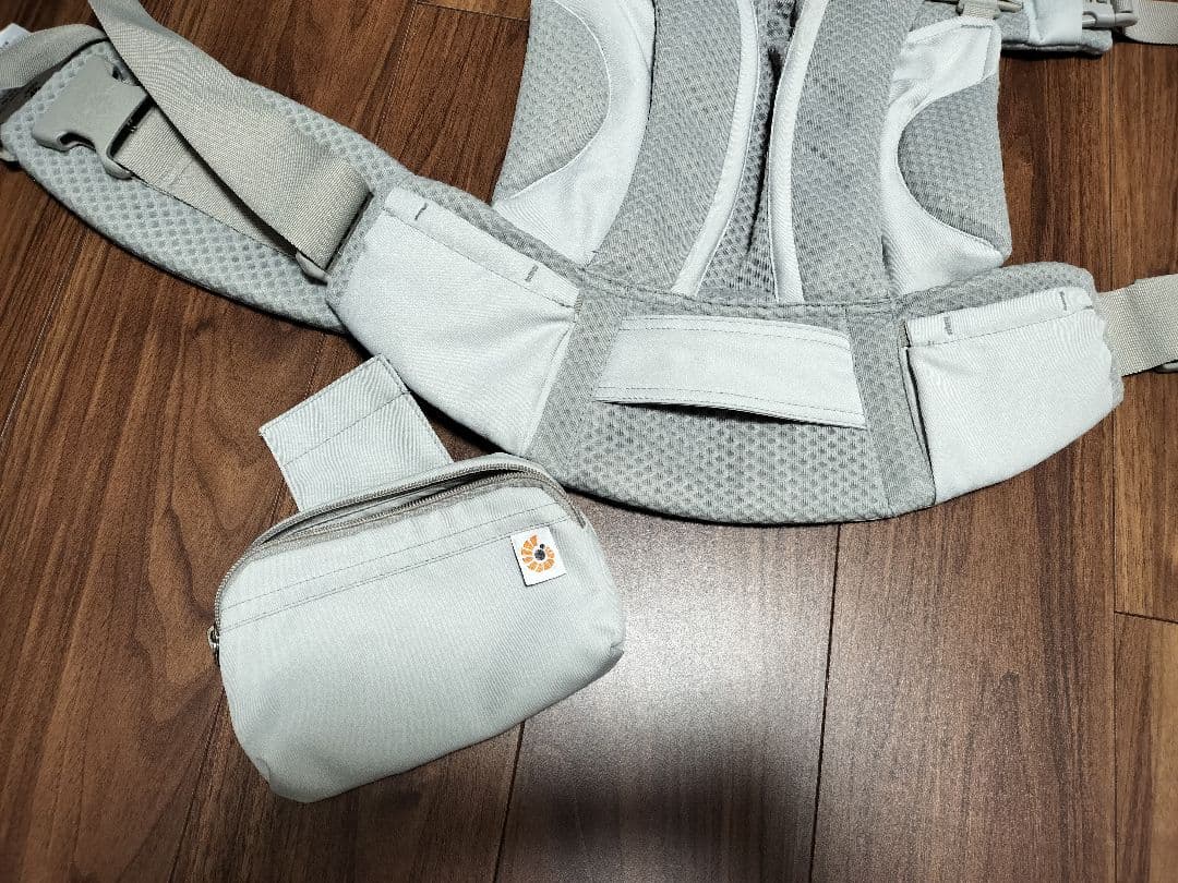 【正規品】エルゴベビー　オムニブリーズ　パールグレー　抱っこ紐【検品印あり】