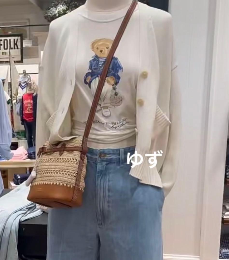 大人気POLO RALPH LAUREN：スモール バケット バッグ佐藤栞里さん