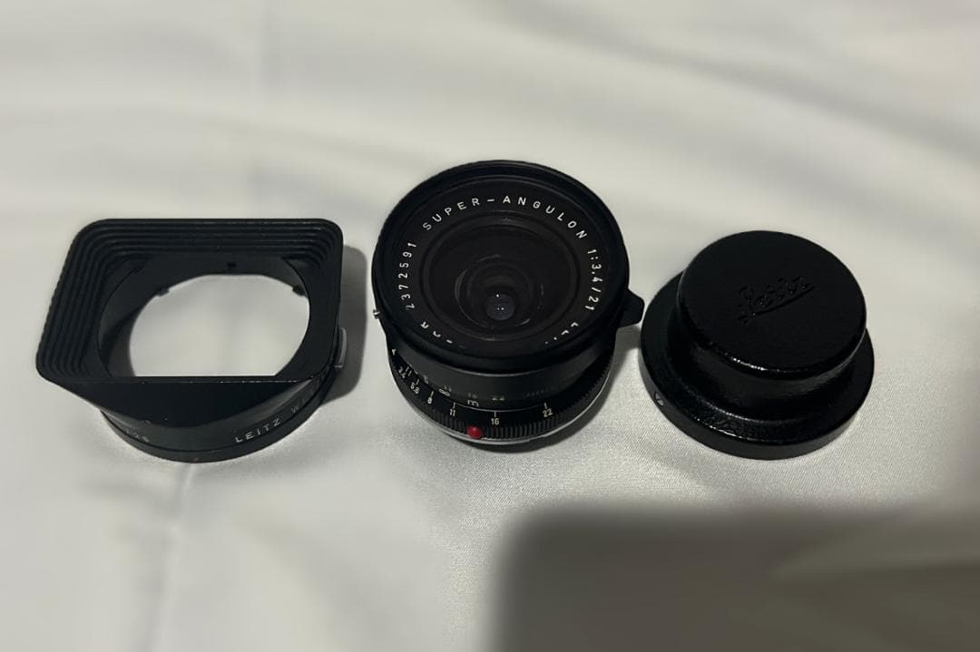 希少 ライカ Ｍスーパーアンギュロン21ｍｍｆ3.4 21ファインダー・フード付