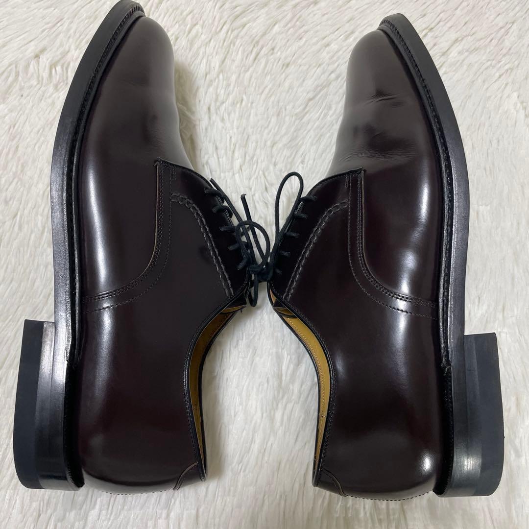 極美品✨リーガル　プレーントゥ 26cm ブラウン　定価3.3万　オンオフ兼用
