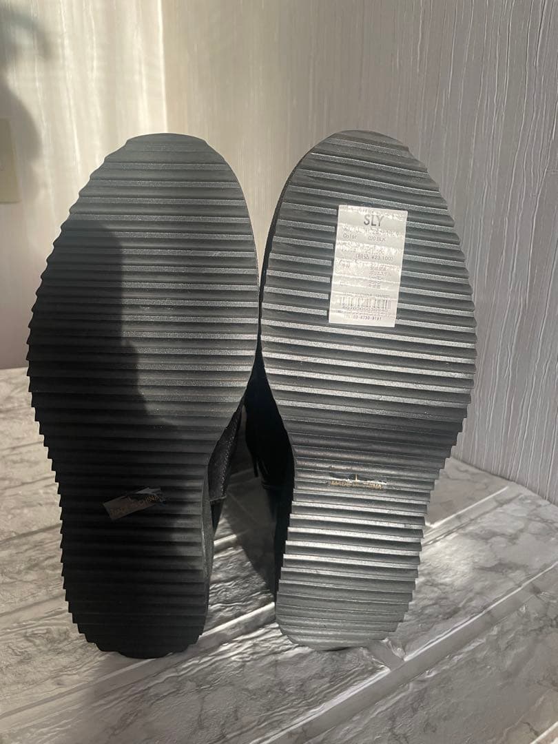 SLY スライ PLATFORM SNEAKER ブーツ BLK ロングブーツL