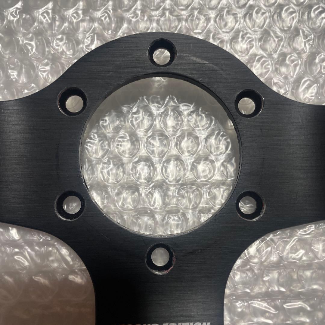 GHOST EXPOD 2ndモデル ステアリング　ブラッシュドロゴホーン付き