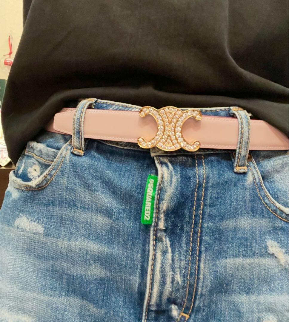 セリーヌ　トリオンフ バックル＆リバーシブルストラップ 25MM