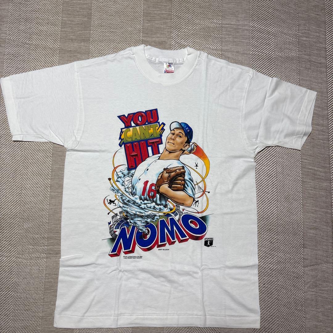 90s “HIDEO NOMO” Tee made in usa tシャツ　M