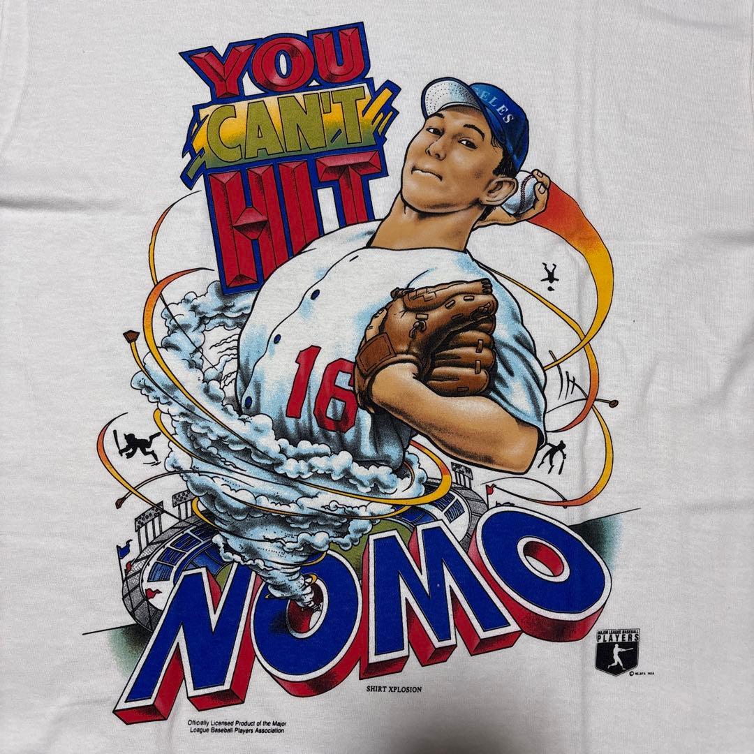 90s “HIDEO NOMO” Tee made in usa tシャツ　M
