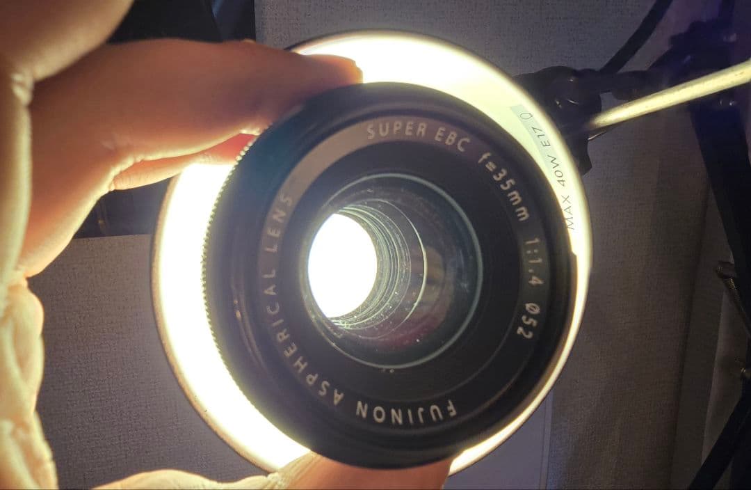 「ジャンク」Fujifilm XF 35mm f1.4 +フード「週末限定価格」