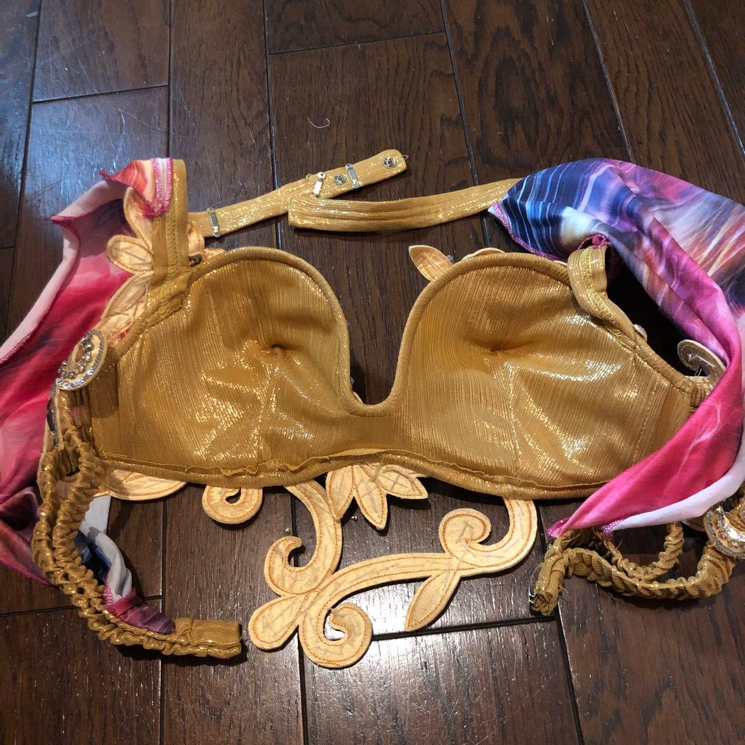 新春SALE再お値下げ ベリーダンス セットアップ フリル付き