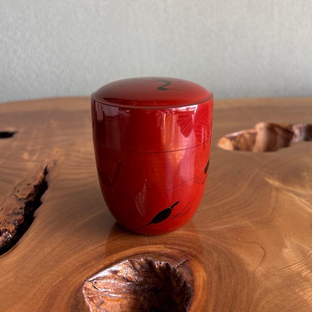 岡本陽斎 玄々斎好 あけぼの棗 茶道具 共箱