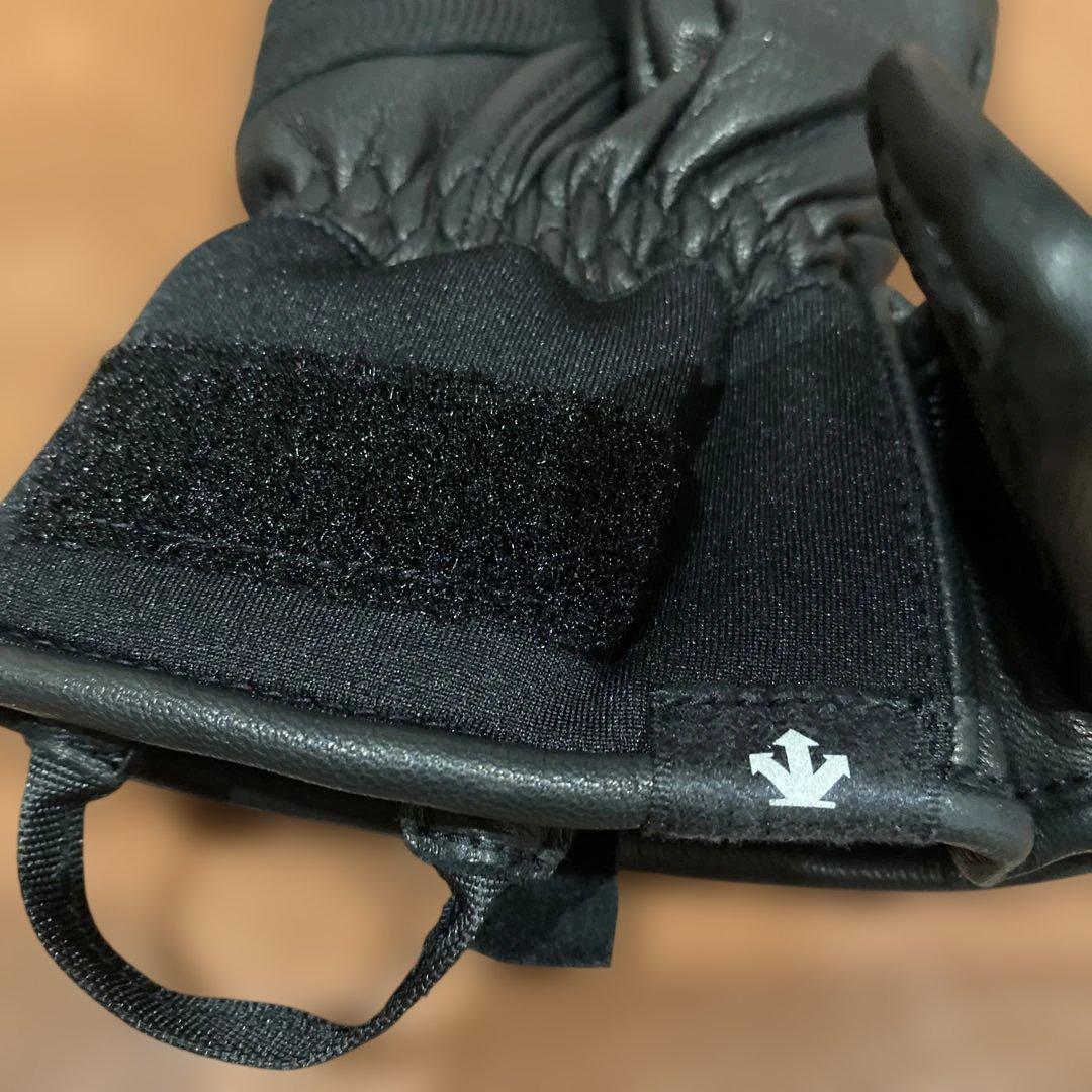 DESCENTE デサントブラック スキーグローブ　スノーボードグローブ