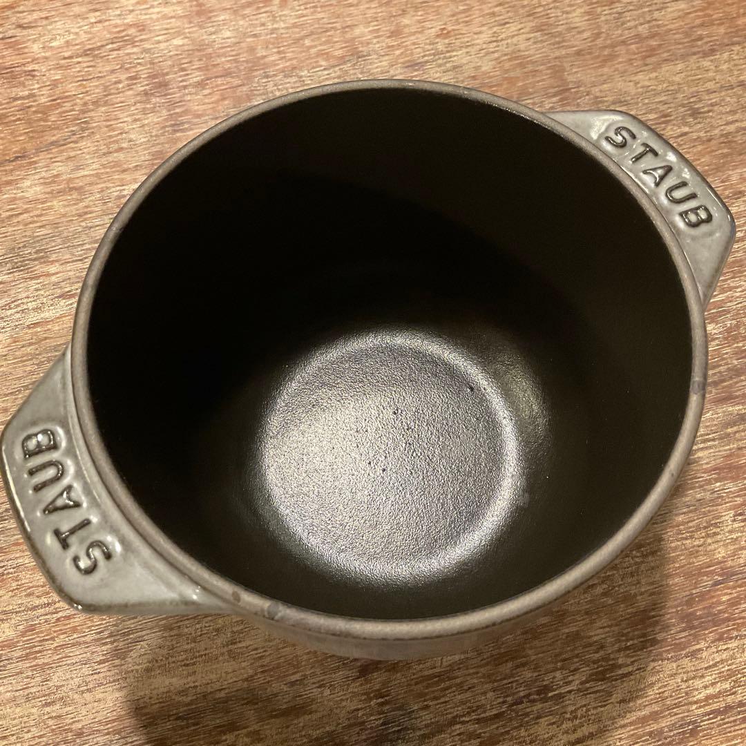 美品！ストウブ  ラ・ココット デ ゴハン de GOHAN グレー Sサイズ