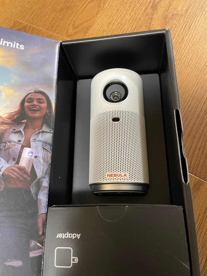 NEBULA Capsule Air プロジェクター ホワイト スタンド付き