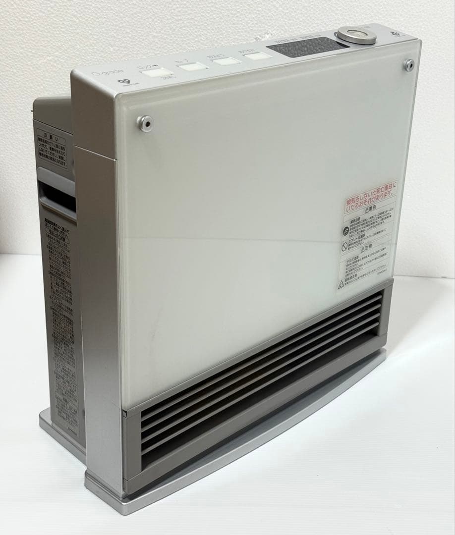 人気 高級感 ガラストップ ♪ノーリツ ガスファンヒーター GFH-2400D