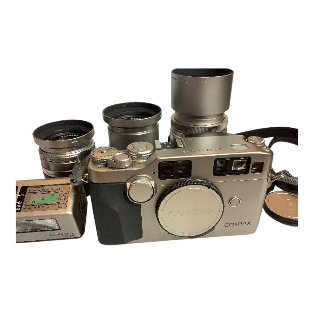 CONTAX G2-D 〈データバックGD-2装備〉未使用に近い。レンズ3本