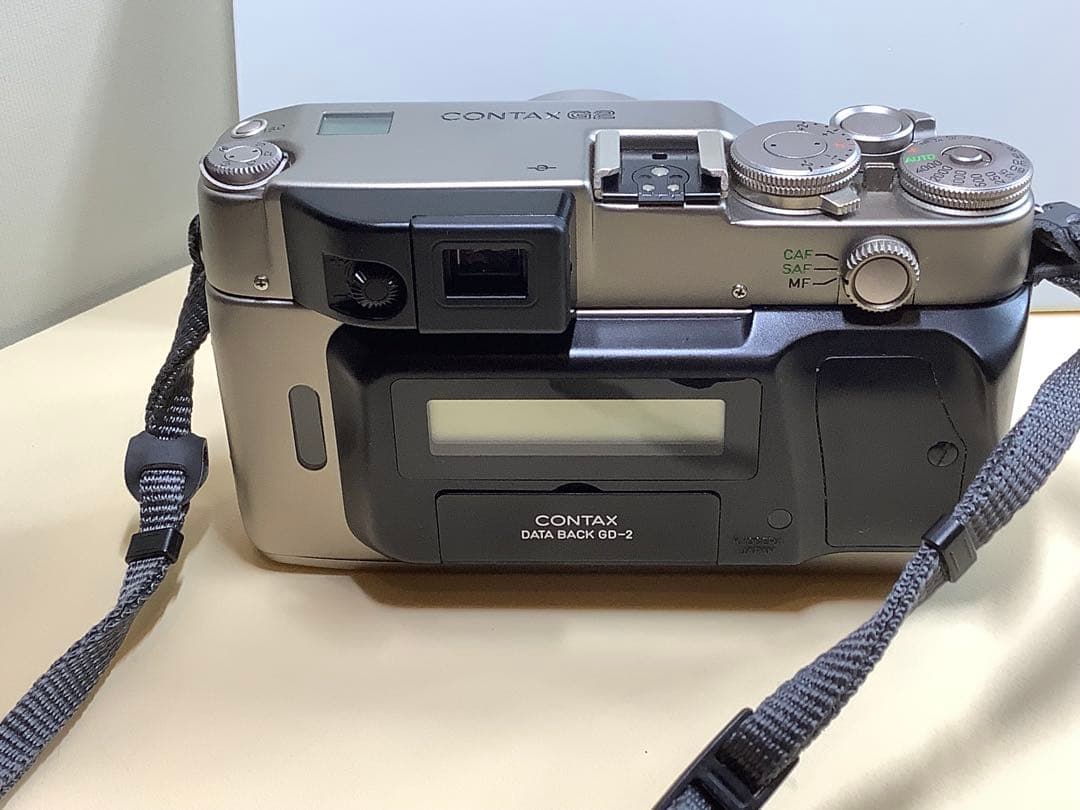 CONTAX G2-D 〈データバックGD-2装備〉未使用に近い。レンズ3本