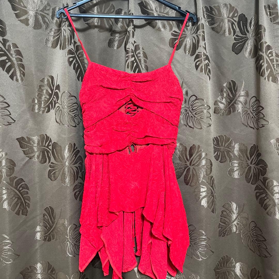 トップス FETICO BOTANICAL JACQUARD CUTOUT CAMI