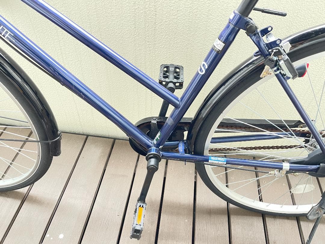 シティ 自転車 フルート27インチ ダイナモライト 変速なし　かなりきれい